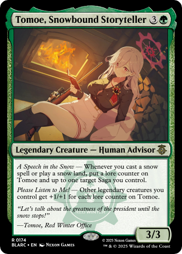 Tomoe, Snowbound Storyteller